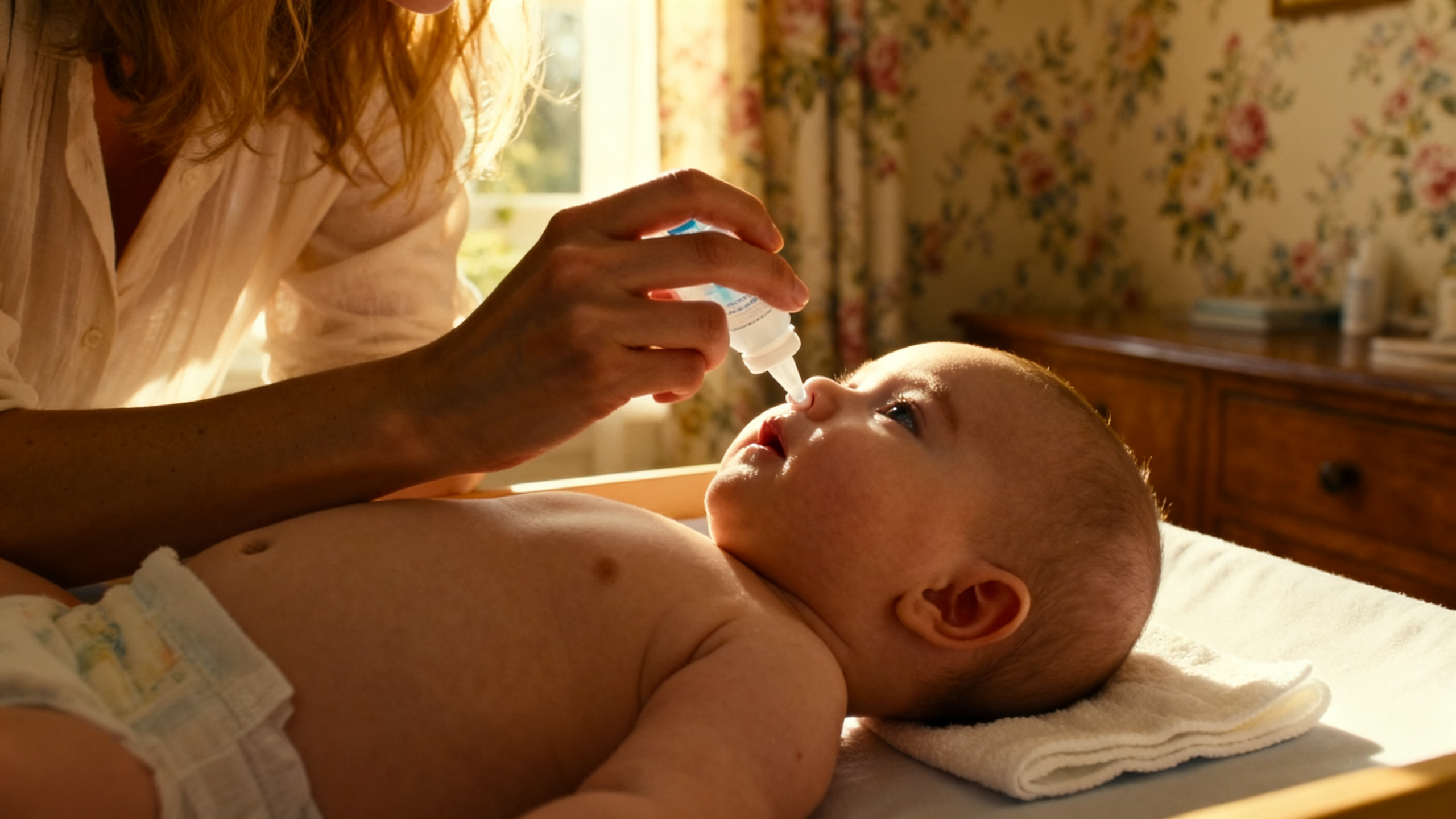lavage nez bébé otite