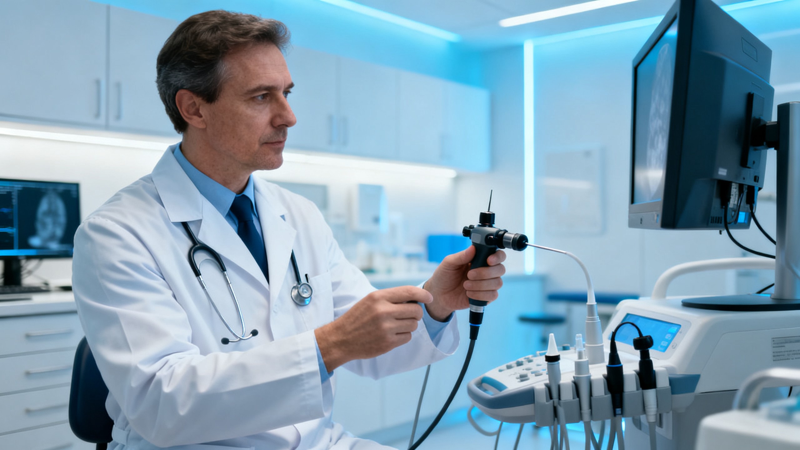 consultation ORL nasofibroscopie diagnostic polypes nasaux